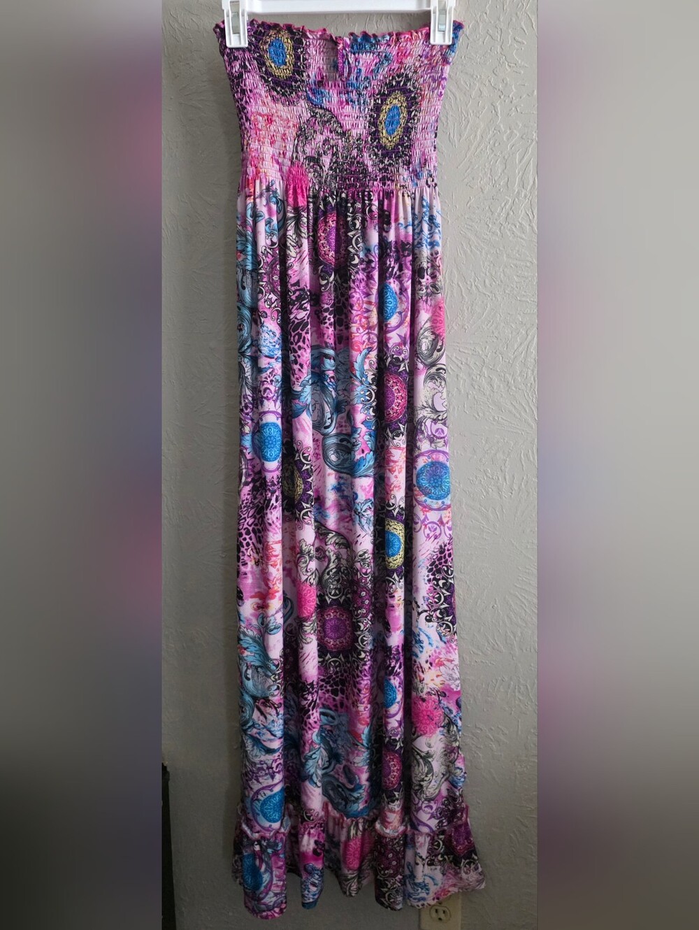 Just Love Medallion Print Maxi Dress Convertible XL